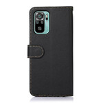 Housse Xiaomi Redmi Note 10 / Note 10s Style Litchi RFID KHAZNEH Housse Xiaomi Redmi Note 10 / Note 10s Style Litchi RFID KHAZNEH