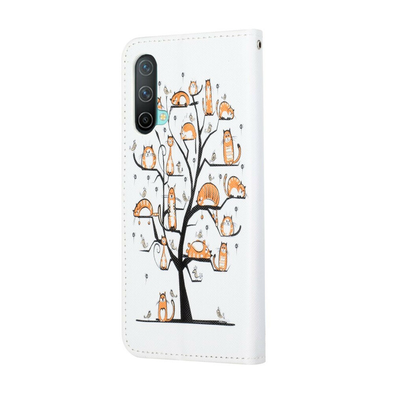 Housse OnePlus Nord CE 5G Funky Cats à Lanière