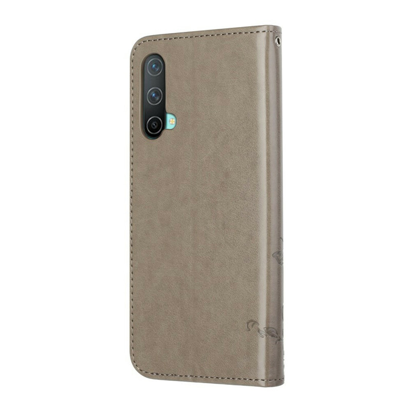 Housse OnePlus Nord CE 5G Papillons Et Fleurs À Lanière Housse OnePlus Nord CE 5G Papillons Et Fleurs À Lanière