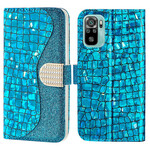 Housse Xiaomi Redmi Note 10 / Note 10s Croco Diamants Housse Xiaomi Redmi Note 10 / Note 10s Croco Diamants