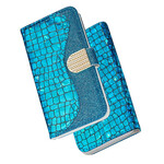 Housse Xiaomi Redmi Note 10 / Note 10s Croco Diamants Housse Xiaomi Redmi Note 10 / Note 10s Croco Diamants