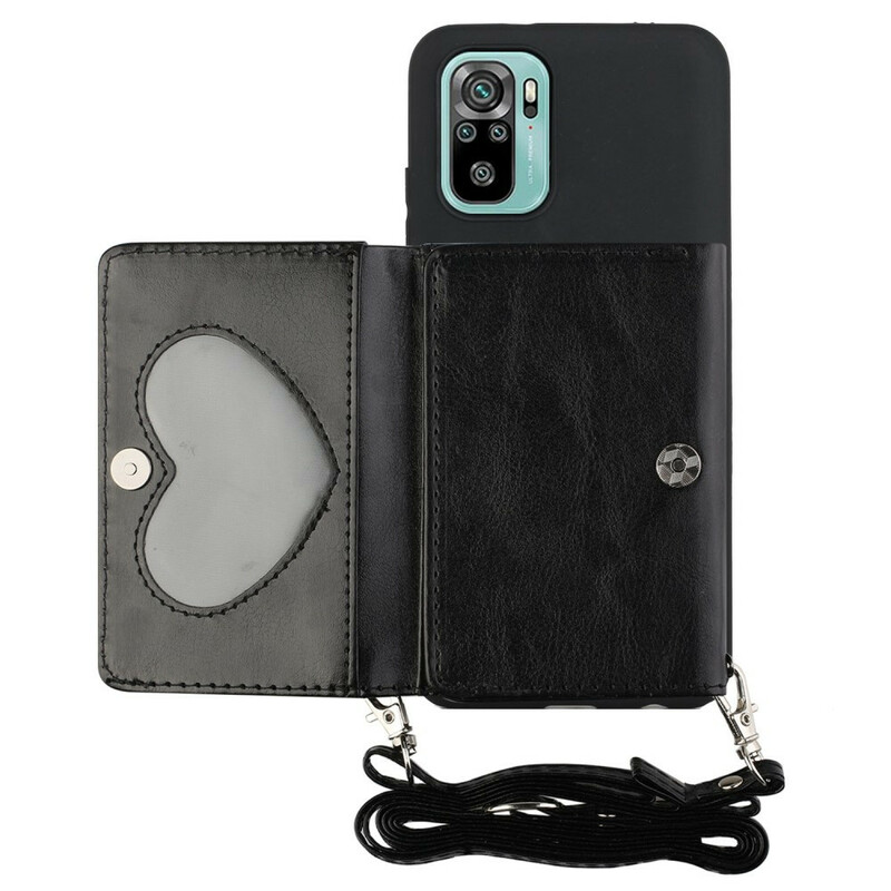 Coque Xiaomi Redmi Note 10 / Note 10s à Bandoulière Porte-cartes Coque Xiaomi Redmi Note 10 / Note 10s à Bandoulière Porte-cartes