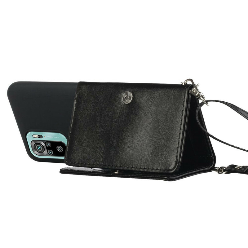 Coque Xiaomi Redmi Note 10 / Note 10s à Bandoulière Porte-cartes Coque Xiaomi Redmi Note 10 / Note 10s à Bandoulière Porte-cartes