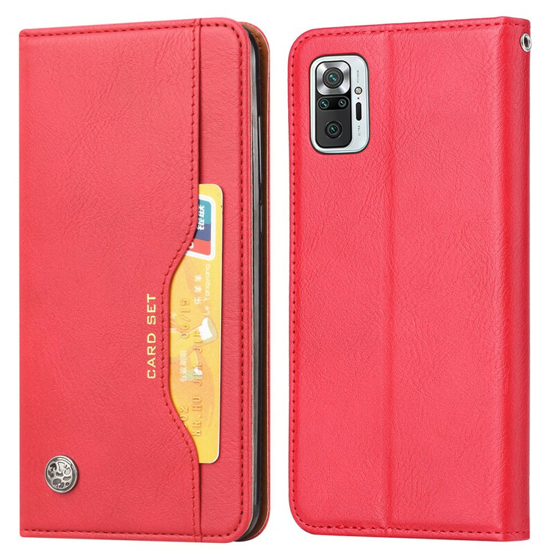 Flip Cover Xiaomi Redmi Note 10 / Note 10s Simili Cuir Porte-Cartes Flip Cover Xiaomi Redmi Note 10 / Note 10s Simili Cuir Porte-Cartes