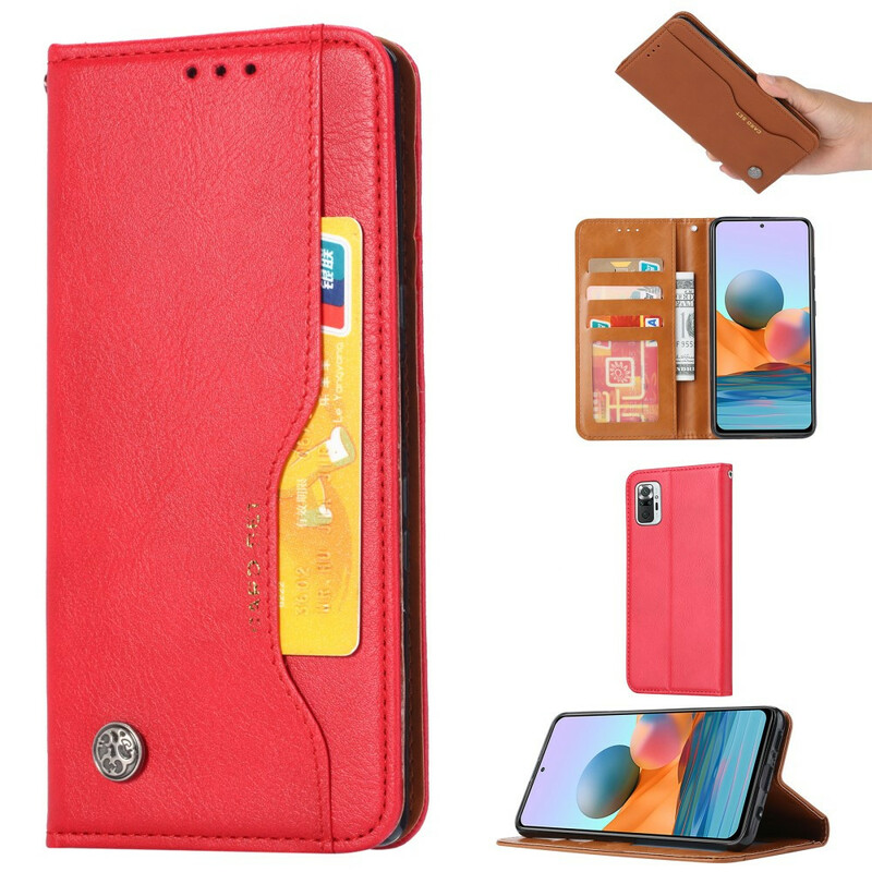 Flip Cover Xiaomi Redmi Note 10 / Note 10s Simili Cuir Porte-Cartes Flip Cover Xiaomi Redmi Note 10 / Note 10s Simili Cuir Porte-Cartes