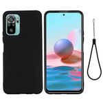 Coque Xiaomi Redmi Note 10 / Note 10s Silicone Liquide Avec Lanière Coque Xiaomi Redmi Note 10 / Note 10s Silicone Liquide Avec Lanière