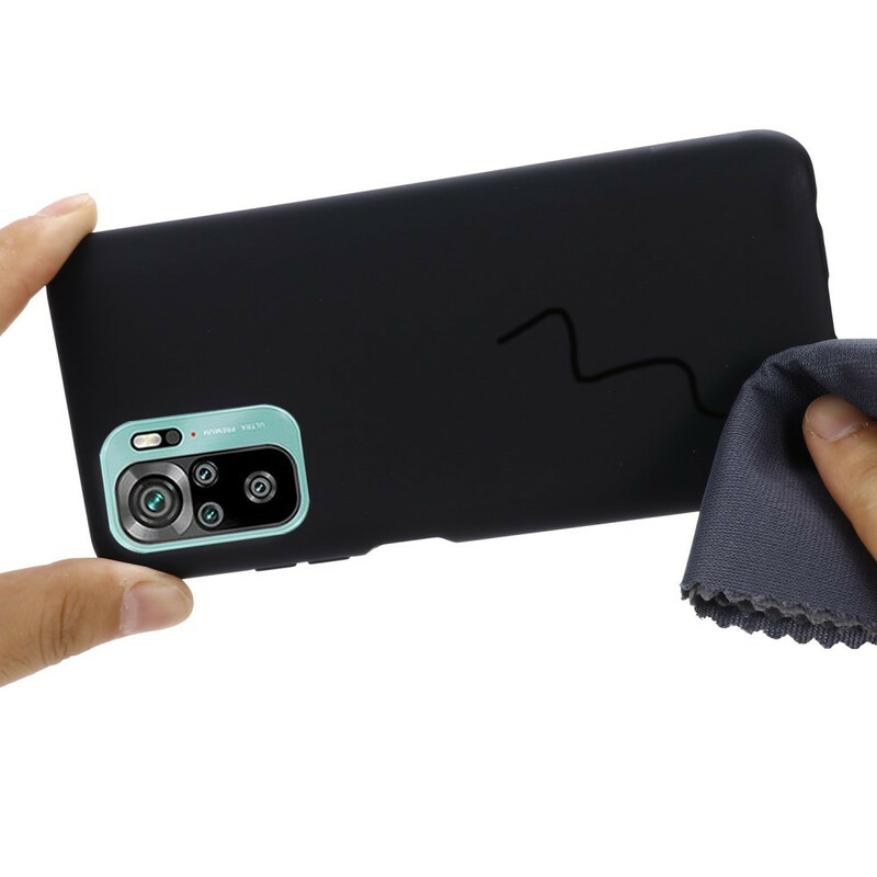 Coque Xiaomi Redmi Note 10 / Note 10s Silicone Liquide Avec Lanière Coque Xiaomi Redmi Note 10 / Note 10s Silicone Liquide Avec Lanière