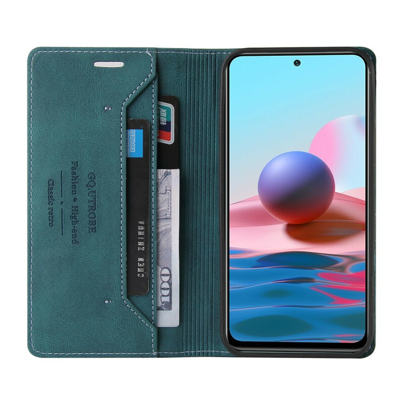 Flip Cover Xiaomi Redmi Note 10 / Note 10s Simili Cuir GQ.UTROBE