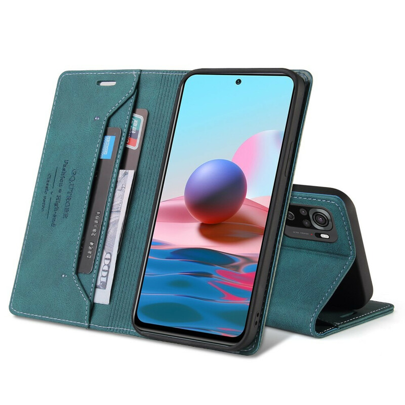 Flip Cover Xiaomi Redmi Note 10 / Note 10s Simili Cuir GQ.UTROBE