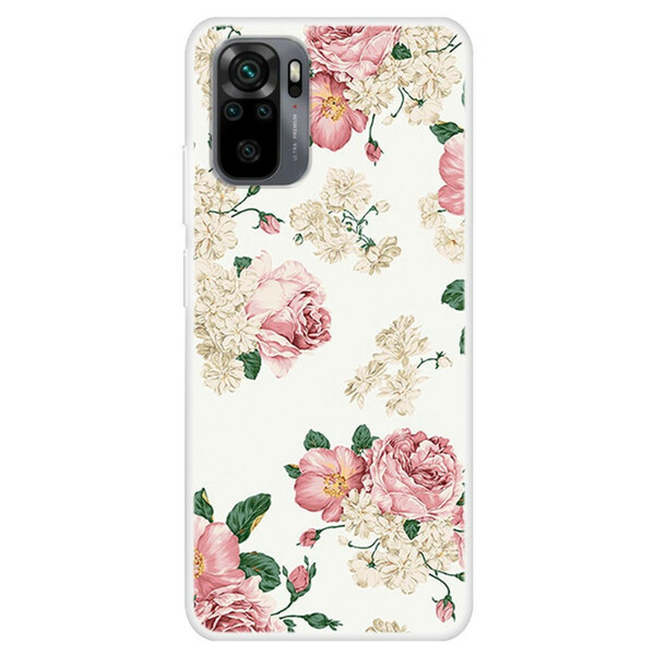 Coque Xiaomi Redmi Note 10 / Note 10s Fleurs Liberty