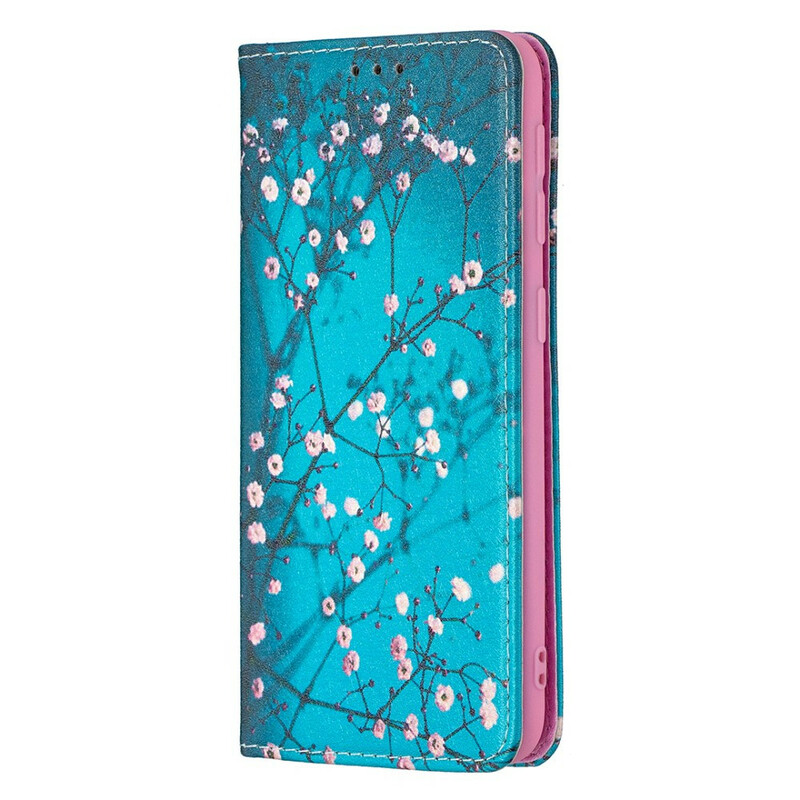 Flip Cover Samsung Galaxy A20e Branches Fleuries Flip Cover Samsung Galaxy A20e Branches Fleuries