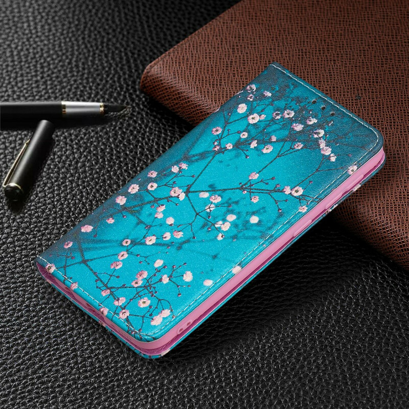 Flip Cover Samsung Galaxy A20e Branches Fleuries Flip Cover Samsung Galaxy A20e Branches Fleuries