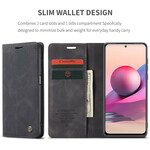Flip Cover Xiaomi Redmi Note 10 / Note 10s Effet Cuir CASEME