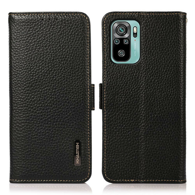Housse Xiaomi Redmi Note 10 / Note 10s Cuir Litchi KHAZNEH RFID Housse Xiaomi Redmi Note 10 / Note 10s Cuir Litchi KHAZNEH RFID