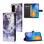 Housse Xiaomi Redmi Note 10 5G / Poco M3 Pro 5G Loup avec Lanière Housse Xiaomi Redmi Note 10 5G / Poco M3 Pro 5G Loup avec Lanière