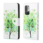 Housse Xiaomi Mi 10T / 10T Pro Arbre Feuillage Vert Housse Xiaomi Mi 10T / 10T Pro Arbre Feuillage Vert