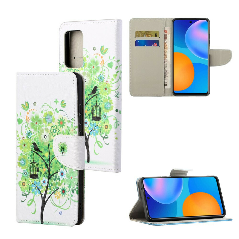 Housse Xiaomi Mi 10T / 10T Pro Arbre Feuillage Vert Housse Xiaomi Mi 10T / 10T Pro Arbre Feuillage Vert