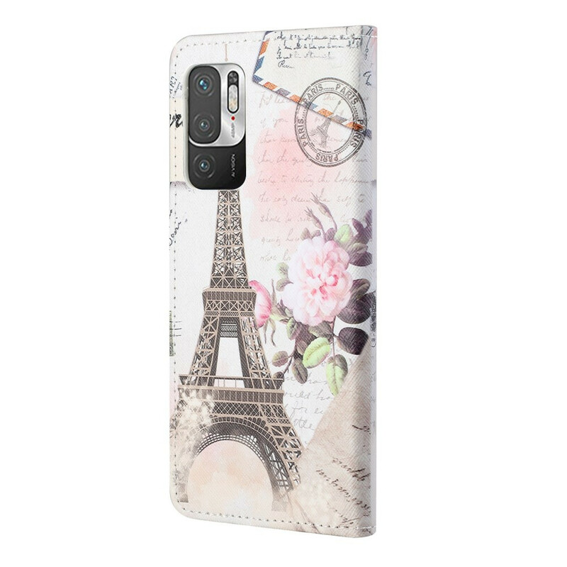 Housse Xiaomi Redmi Note 10 5G / Poco M3 Pro 5G Tour Eiffel Rétro Housse Xiaomi Redmi Note 10 5G / Poco M3 Pro 5G Tour Eiffel Rétro