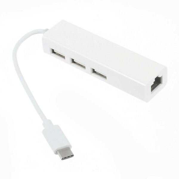 Adaptateur USB C vers Ethernet et USB