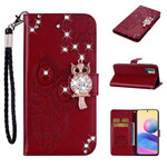 Housse Xiaomi Redmi Note 10 5G / Poco M3 Pro 5G Hibou et Breloque Housse Xiaomi Redmi Note 10 5G / Poco M3 Pro 5G Hibou et Breloque