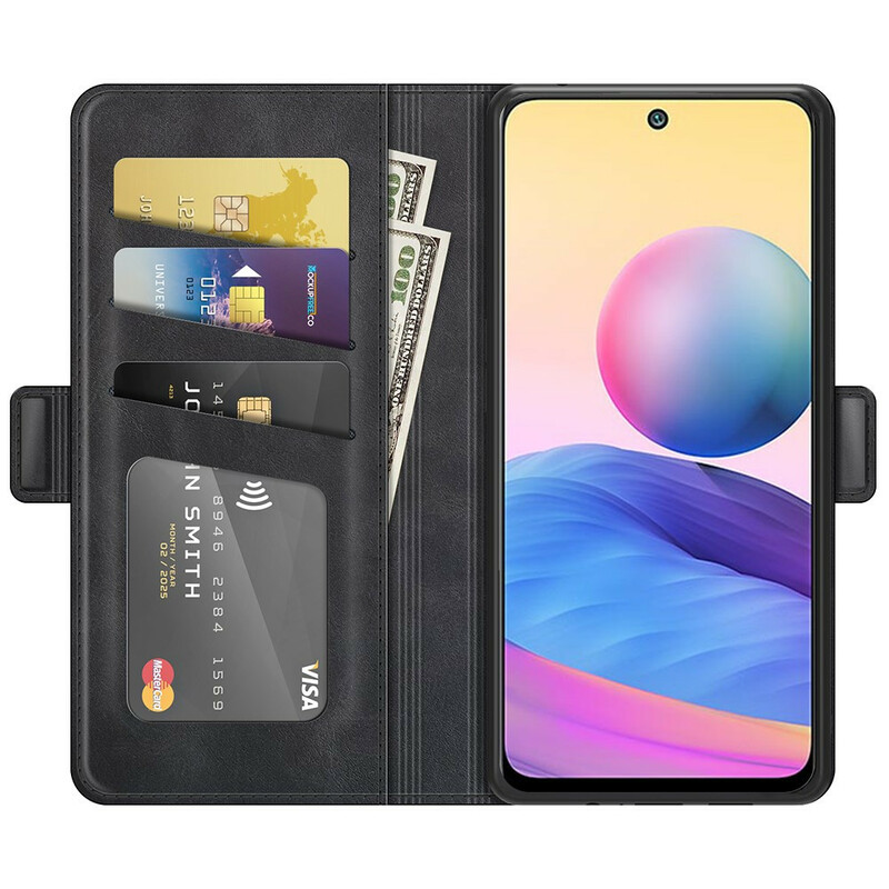 Housse Xiaomi Redmi Note 10 5G / Poco M3 Pro 5G Rabat Double Housse Xiaomi Redmi Note 10 5G / Poco M3 Pro 5G Rabat Double