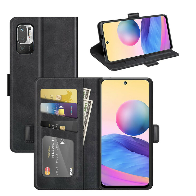 Housse Xiaomi Redmi Note 10 5G / Poco M3 Pro 5G Rabat Double Housse Xiaomi Redmi Note 10 5G / Poco M3 Pro 5G Rabat Double
