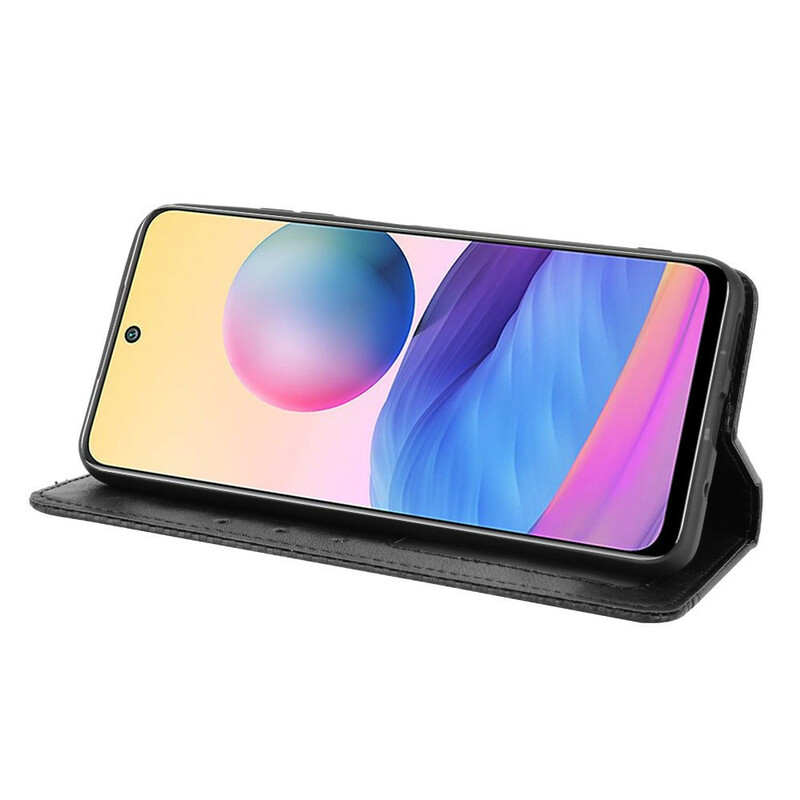 Flip Cover Xiaomi Poco F2 Pro Effet Cuir Vintage Stylisé Flip Cover Xiaomi Poco F2 Pro Effet Cuir Vintage Stylisé