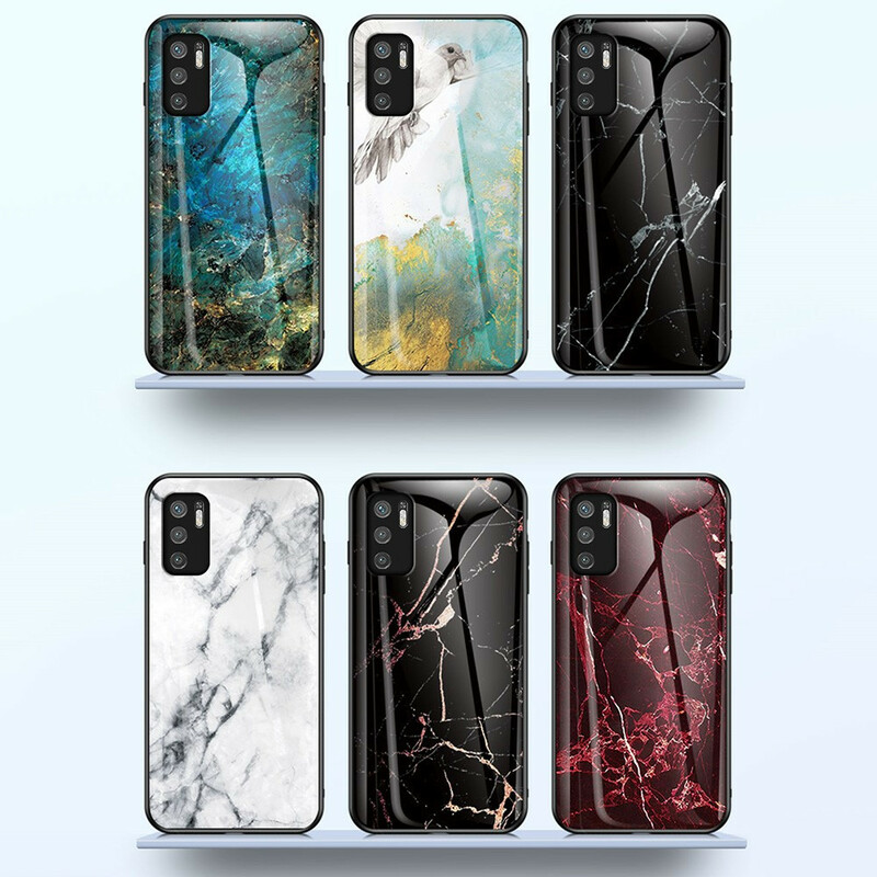Coque Xiaomi Redmi Note 10 5G / Poco M3 Pro 5G Verre Trempé Marble Colors Coque Xiaomi Redmi Note 10 5G / Poco M3 Pro 5G Verre Trempé Marble Colors