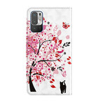 Housse Xiaomi Redmi Note 10 5G / Poco M3 Pro 5G Arbre Rose Housse Xiaomi Redmi Note 10 5G / Poco M3 Pro 5G Arbre Rose