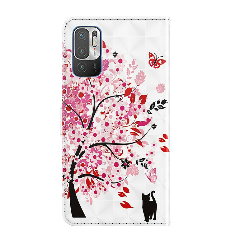 Housse Xiaomi Redmi Note 10 5G / Poco M3 Pro 5G Arbre Rose Housse Xiaomi Redmi Note 10 5G / Poco M3 Pro 5G Arbre Rose