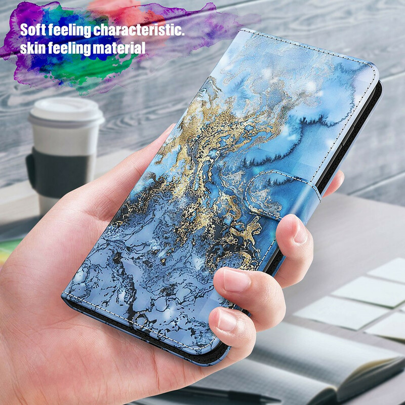 Housse Xiaomi Redmi Note 10 5G / Poco M3 Pro 5G Marbre avec Lanière Housse Xiaomi Redmi Note 10 5G / Poco M3 Pro 5G Marbre avec Lanière