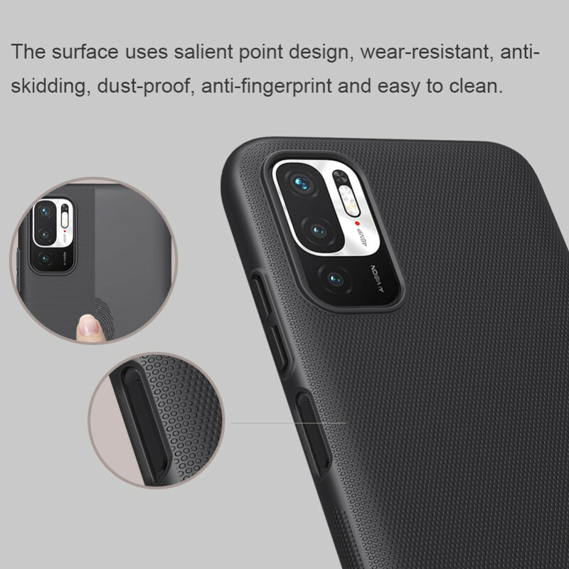 Coque Xiaomi Redmi Note 10 5G / Poco M3 Pro 5G Rigide Givrée Nillkin Coque Xiaomi Redmi Note 10 5G / Poco M3 Pro 5G Rigide Givrée Nillkin