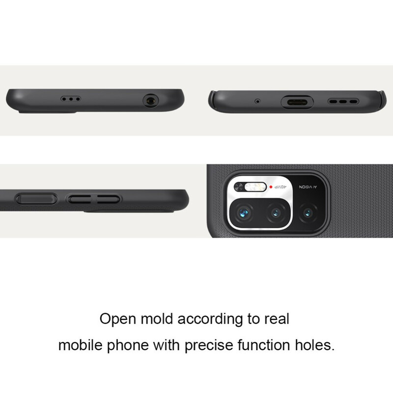 Coque Xiaomi Redmi Note 10 5G / Poco M3 Pro 5G Rigide Givrée Nillkin Coque Xiaomi Redmi Note 10 5G / Poco M3 Pro 5G Rigide Givrée Nillkin