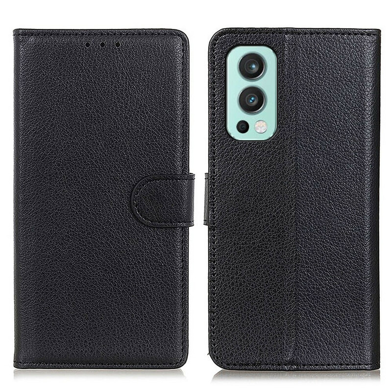 Housse OnePlus Nord 2 5G Simili Cuir Litchi Housse OnePlus Nord 2 5G Simili Cuir Litchi