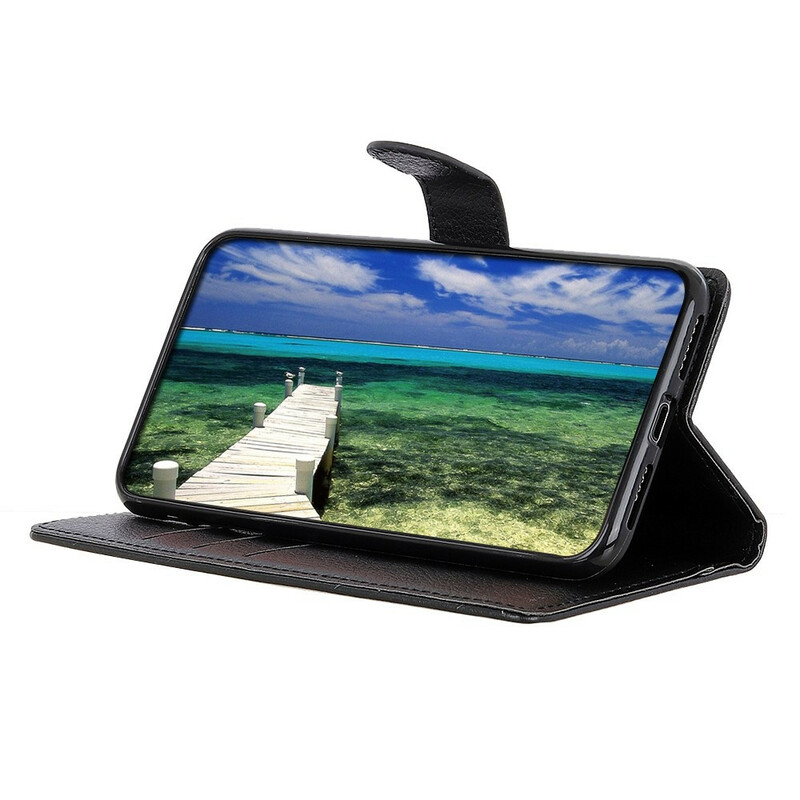 Housse OnePlus Nord 2 5G Simili Cuir Litchi Housse OnePlus Nord 2 5G Simili Cuir Litchi