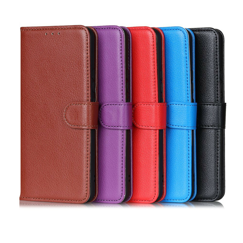 Housse OnePlus Nord 2 5G Simili Cuir Litchi Housse OnePlus Nord 2 5G Simili Cuir Litchi
