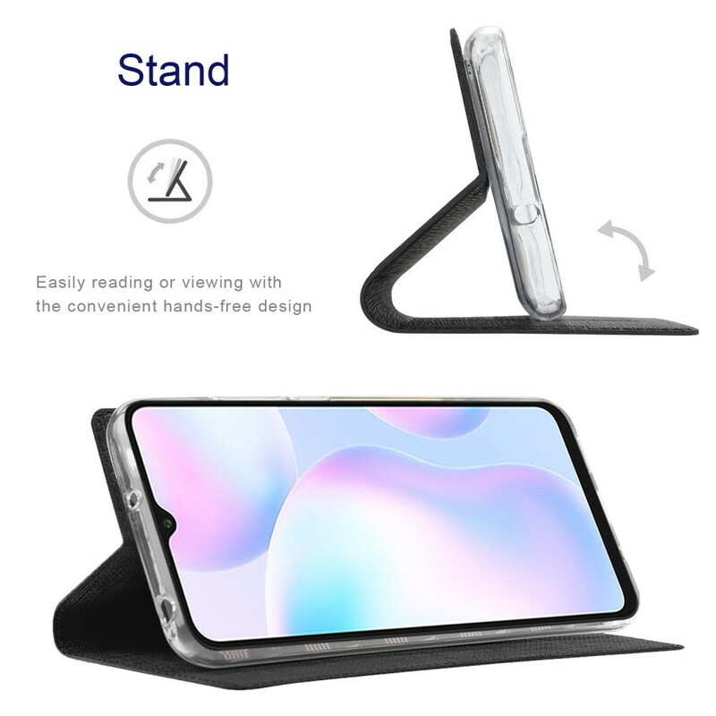 Flip Cover Xiaomi Redmi Note 10 5G / Poco M3 Pro 5G Texturée VILI DMX