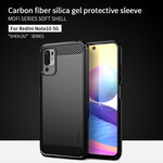 Coque Xiaomi Redmi Note 10 5G / Poco M3 Pro 5G Fibre Carbone Brossée MOFI