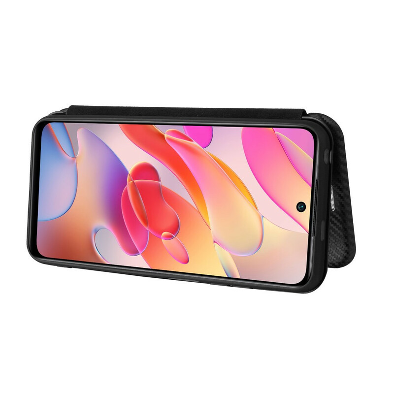 Flip Cover Xiaomi Redmi Note 10 5G / Poco M3 Pro 5G Fibre Carbone Coloré Flip Cover Xiaomi Redmi Note 10 5G / Poco M3 Pro 5G Fibre Carbone Coloré