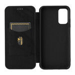 Flip Cover Xiaomi Redmi Note 10 5G / Poco M3 Pro 5G Fibre Carbone Coloré Flip Cover Xiaomi Redmi Note 10 5G / Poco M3 Pro 5G Fibre Carbone Coloré