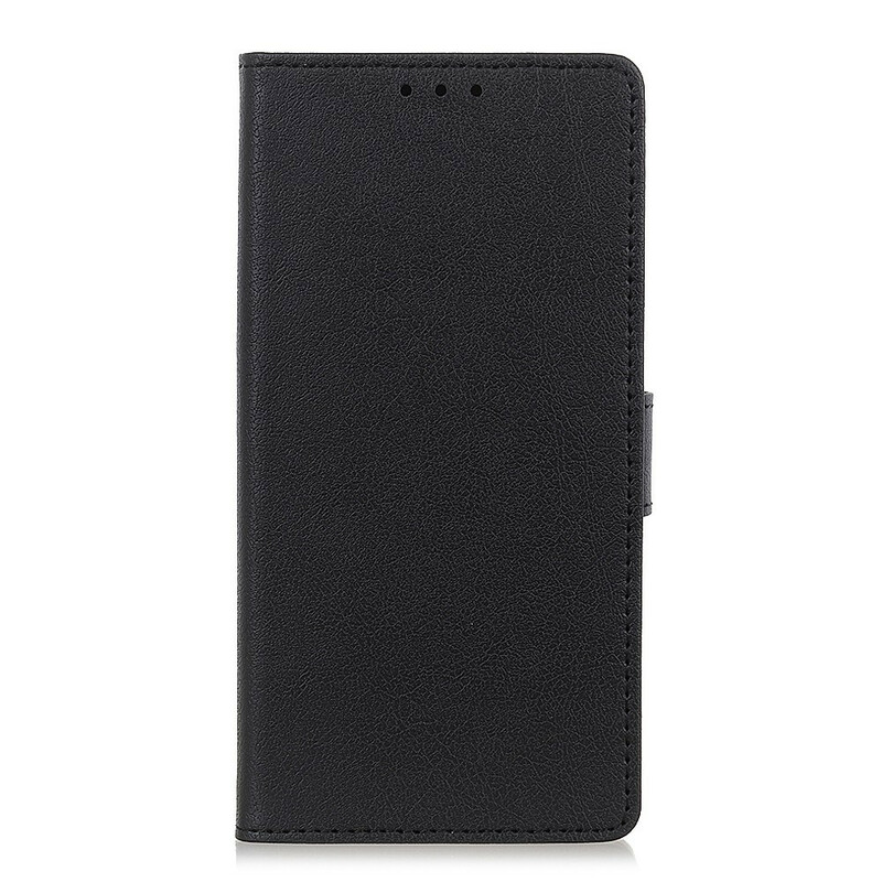 Housse OnePlus Nord 2 5G Effet Cuir Brillant Simple Housse OnePlus Nord 2 5G Effet Cuir Brillant Simple