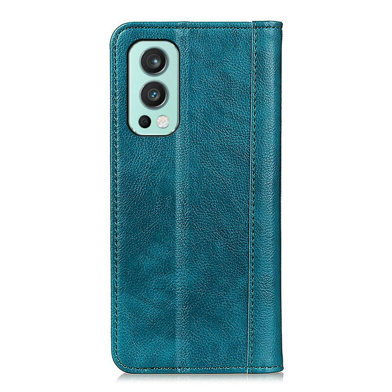 Flip Cover OnePlus Nord 2 5G Version Cuir Litchi Fendu Flip Cover OnePlus Nord 2 5G Version Cuir Litchi Fendu