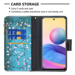 Housse Xiaomi Redmi Note 10 5G / Poco M3 Pro 5G Poche Zippée Arbre Housse Xiaomi Redmi Note 10 5G / Poco M3 Pro 5G Poche Zippée Arbre