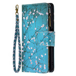 Housse Xiaomi Redmi Note 10 5G / Poco M3 Pro 5G Poche Zippée Arbre Housse Xiaomi Redmi Note 10 5G / Poco M3 Pro 5G Poche Zippée Arbre
