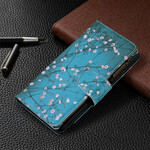 Housse Xiaomi Redmi Note 10 5G / Poco M3 Pro 5G Poche Zippée Arbre Housse Xiaomi Redmi Note 10 5G / Poco M3 Pro 5G Poche Zippée Arbre