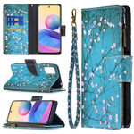 Housse Xiaomi Redmi Note 10 5G / Poco M3 Pro 5G Poche Zippée Arbre Housse Xiaomi Redmi Note 10 5G / Poco M3 Pro 5G Poche Zippée Arbre