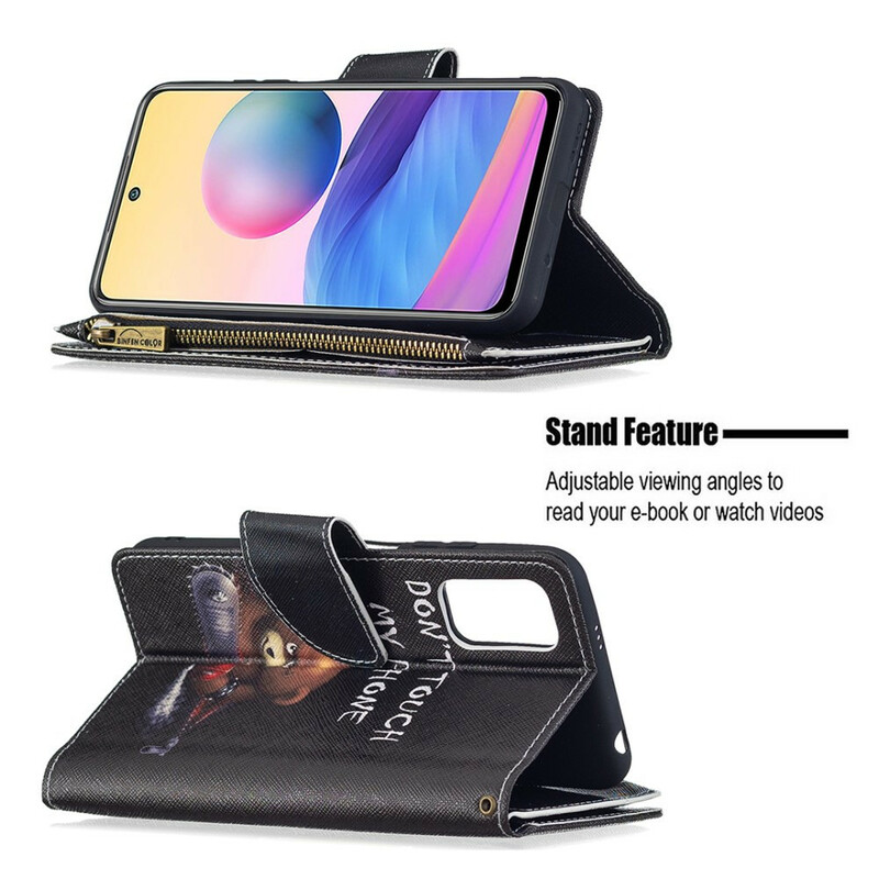 Housse Xiaomi Redmi Note 10 5G / Poco M3 Pro 5G Poche Zippée Ours Housse Xiaomi Redmi Note 10 5G / Poco M3 Pro 5G Poche Zippée Ours