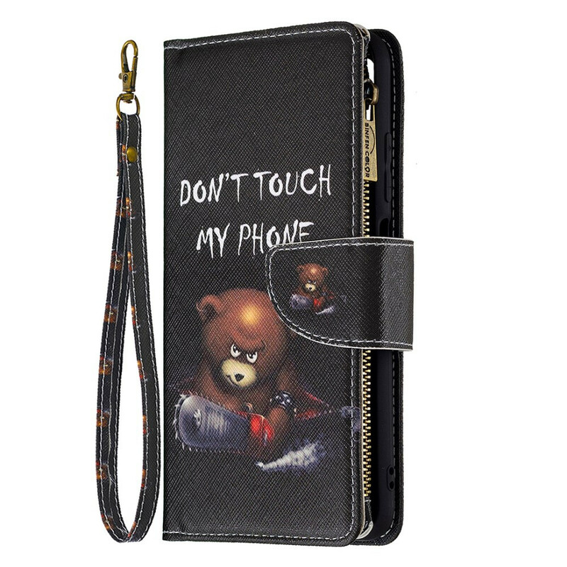 Housse Xiaomi Redmi Note 10 5G / Poco M3 Pro 5G Poche Zippée Ours Housse Xiaomi Redmi Note 10 5G / Poco M3 Pro 5G Poche Zippée Ours
