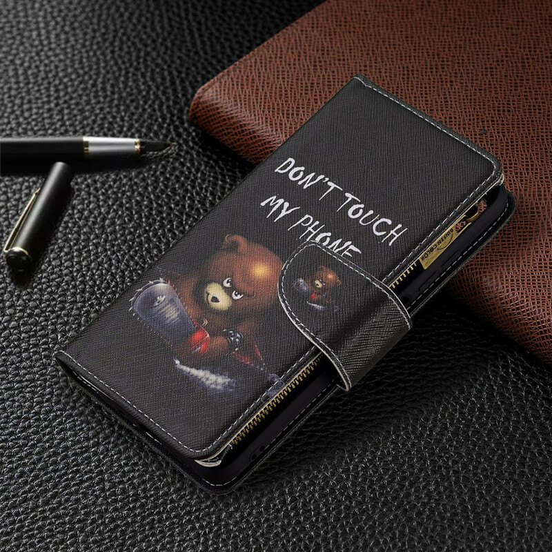 Housse Xiaomi Redmi Note 10 5G / Poco M3 Pro 5G Poche Zippée Ours Housse Xiaomi Redmi Note 10 5G / Poco M3 Pro 5G Poche Zippée Ours