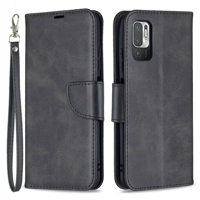 Housse Xiaomi Redmi Note 10 5G / Poco M3 Pro 5G Lisse Rabat Oblique Housse Xiaomi Redmi Note 10 5G / Poco M3 Pro 5G Lisse Rabat Oblique